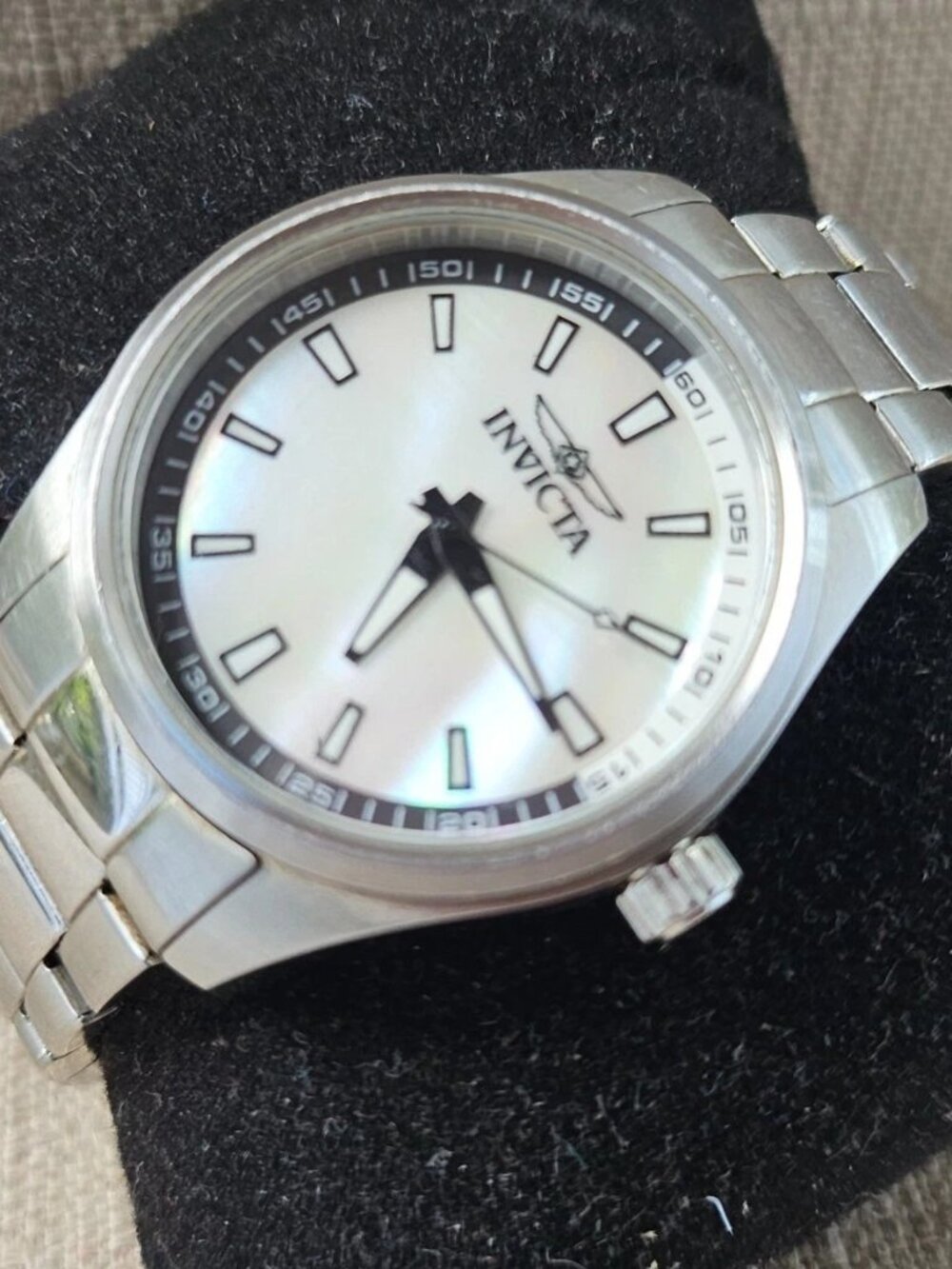 Invicta Women Wristwatch Specialty Collection Mother of Pearl Face Quartz Watch